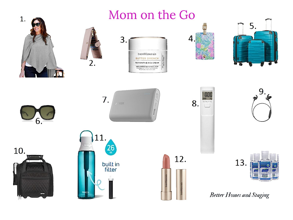 Mom on The Go Mood Board Mother's Day